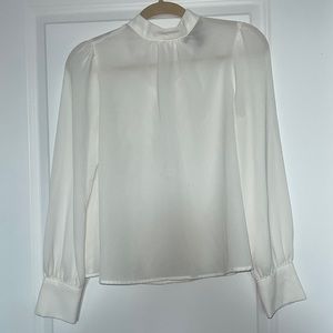 White Business Casual Turtle Neck